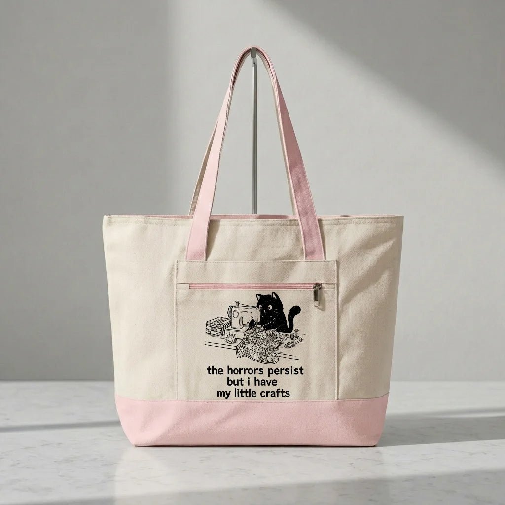 Little Crafts vs. The World Tote