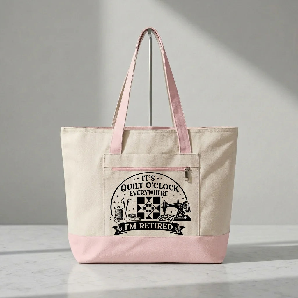 Retired Quilter Tote