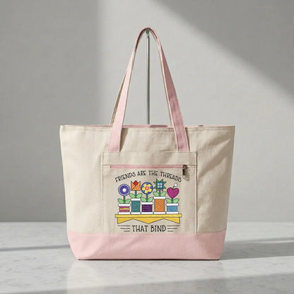 Spool Flowers Tote
