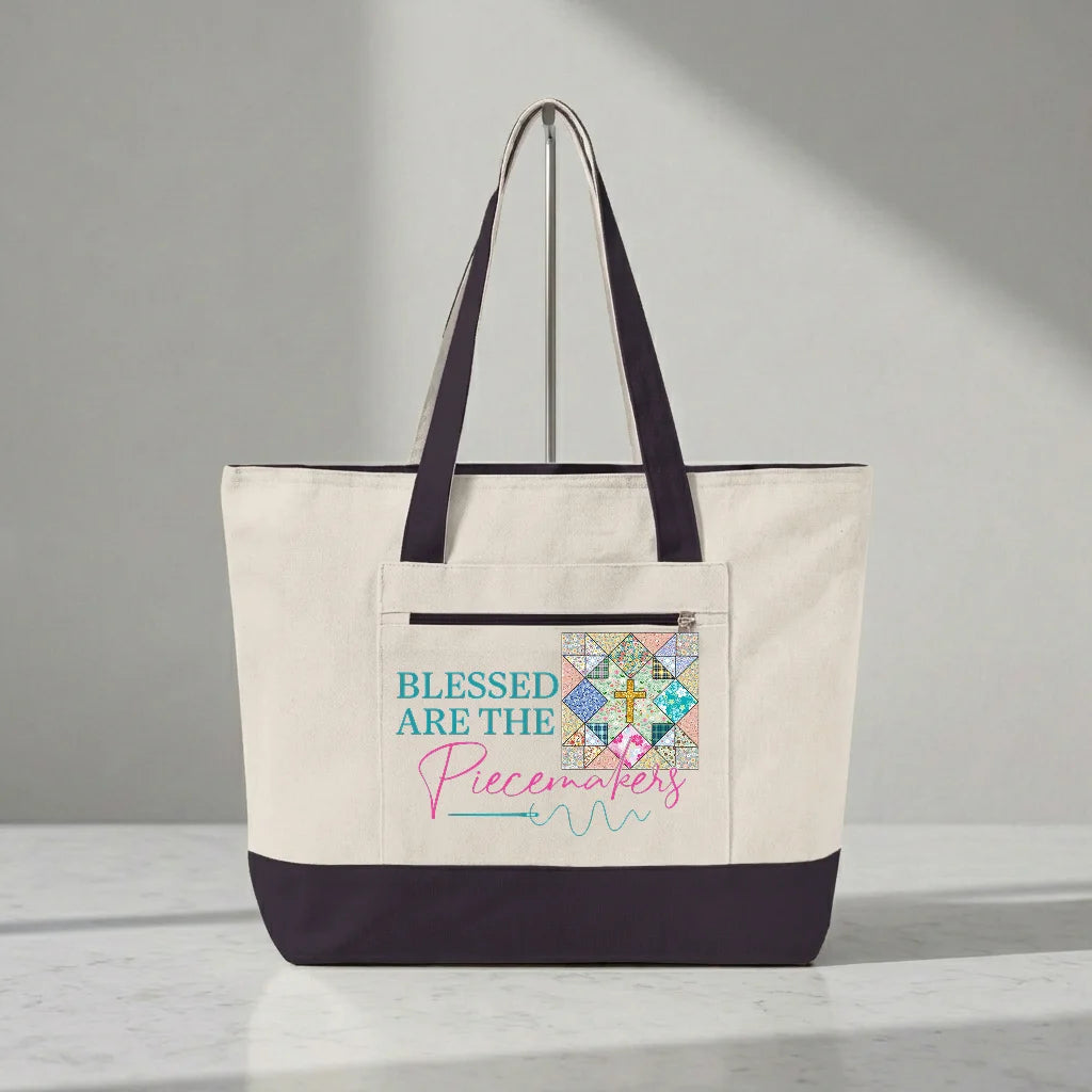 Blessed are the Piecemakers Tote