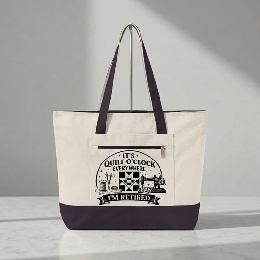 Retired Quilter Tote
