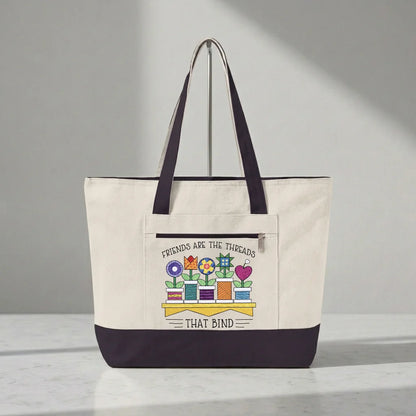 Spool Flowers Tote