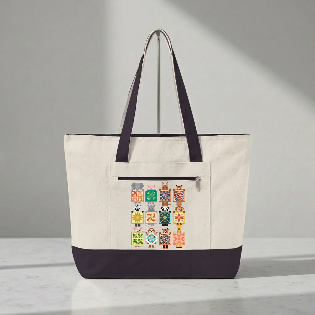 Woodland Patchwork Crew Tote