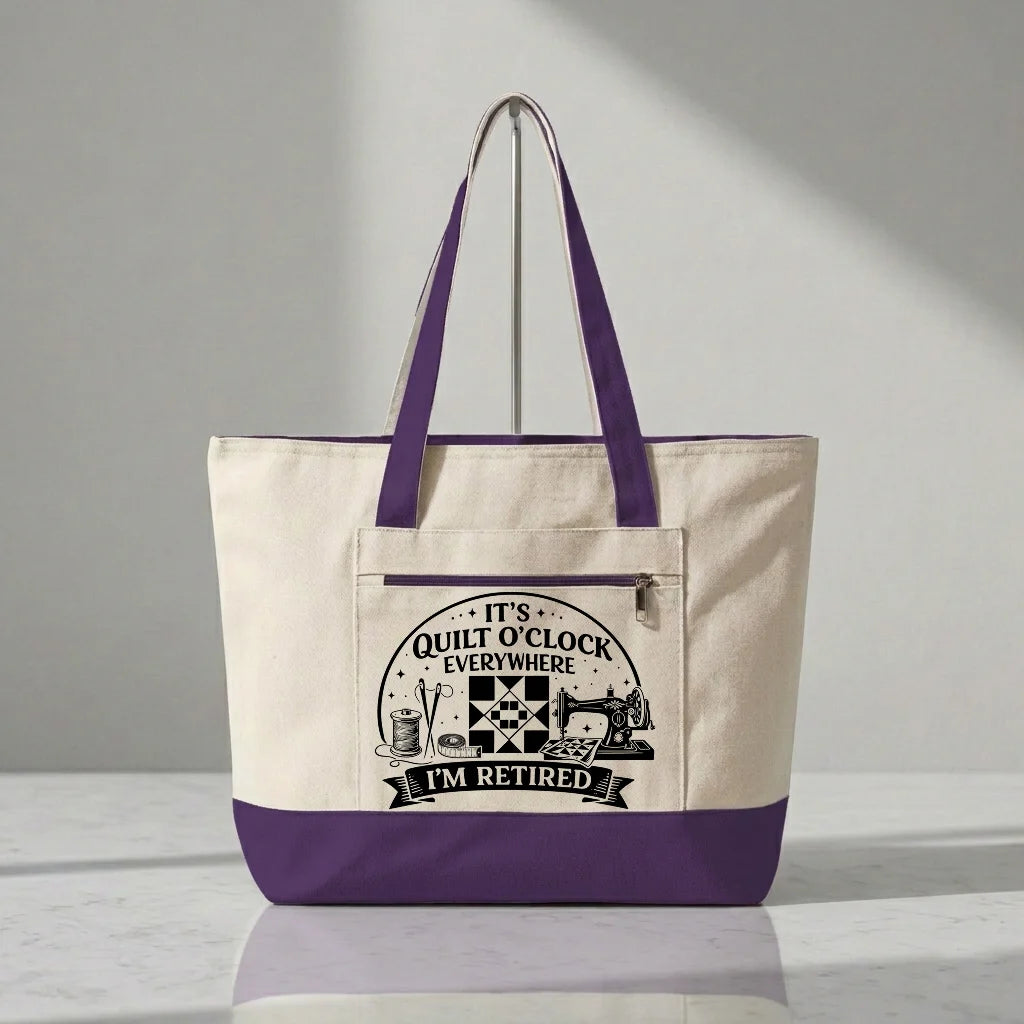 Retired Quilter Tote