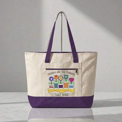 Spool Flowers Tote