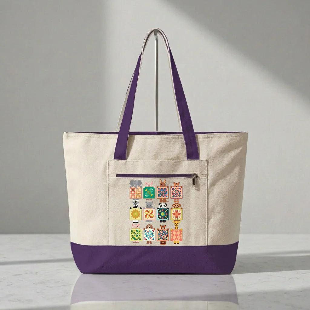 Woodland Patchwork Crew Tote