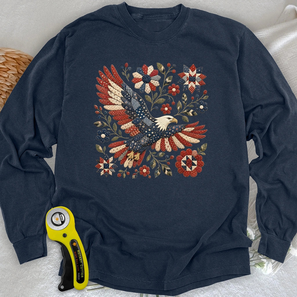 American Eagle Appliqué Long Sleeve T-shirt