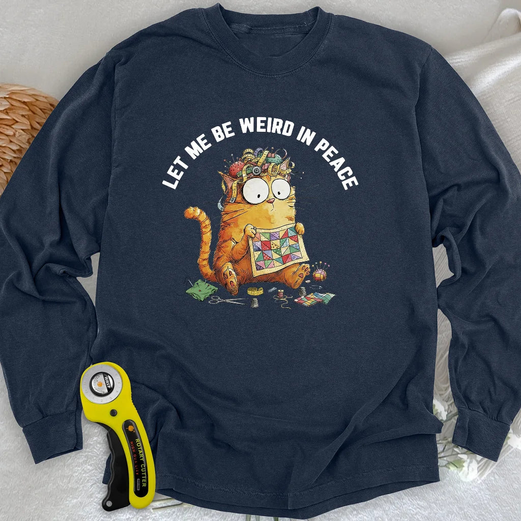 Be Weird Langarm-T-Shirt