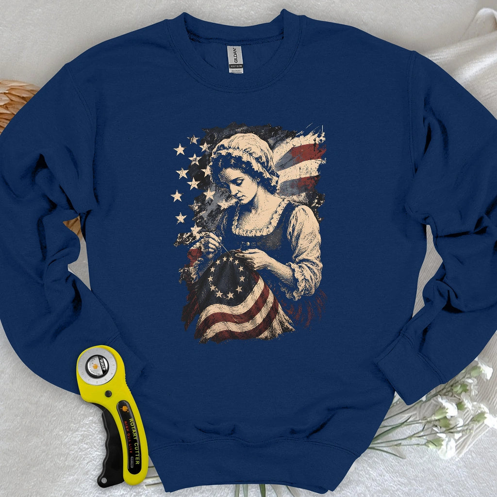 Betsy Ross Flag Sweatshirt