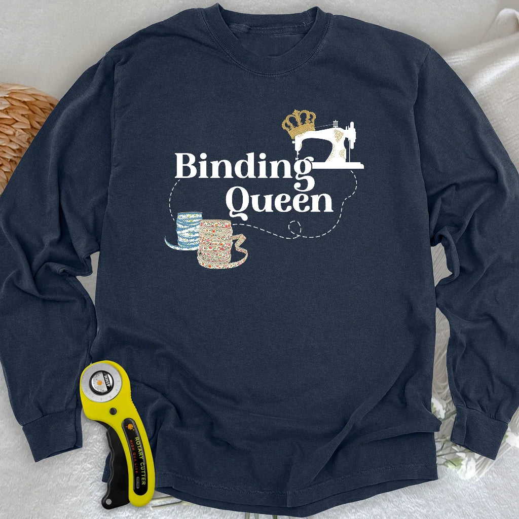 Binding Queen Long Sleeve T-shirt