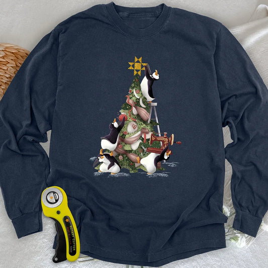 Blizzard Quilt Crew Langarm-T-Shirt