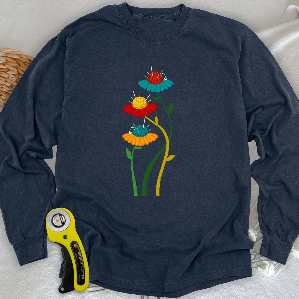 Blooming Pin Cushions Long Sleeve T-shirt