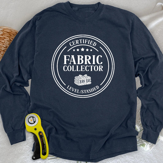 Zertifizierter Stoff-Sammler Langarm-T-Shirt