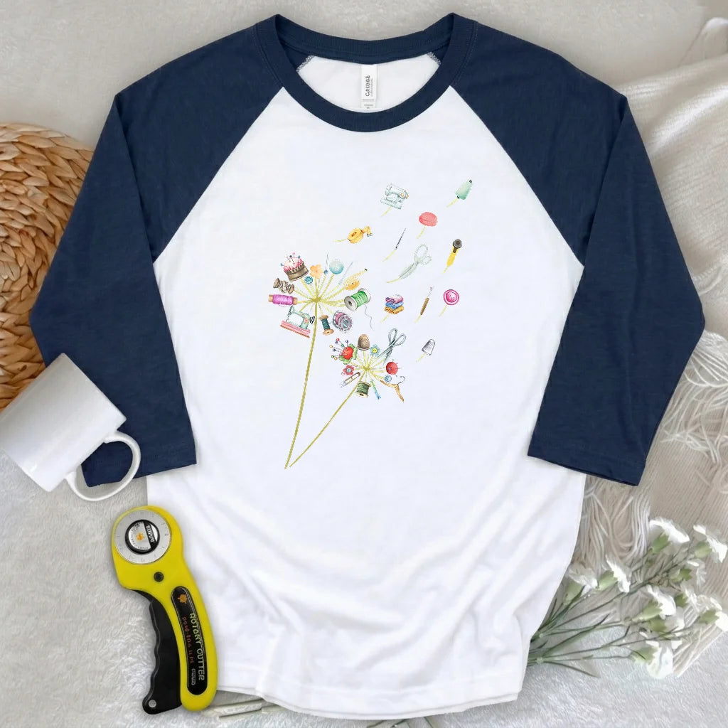Crafted To Bloom 3/4 Sleeve T-shirt
