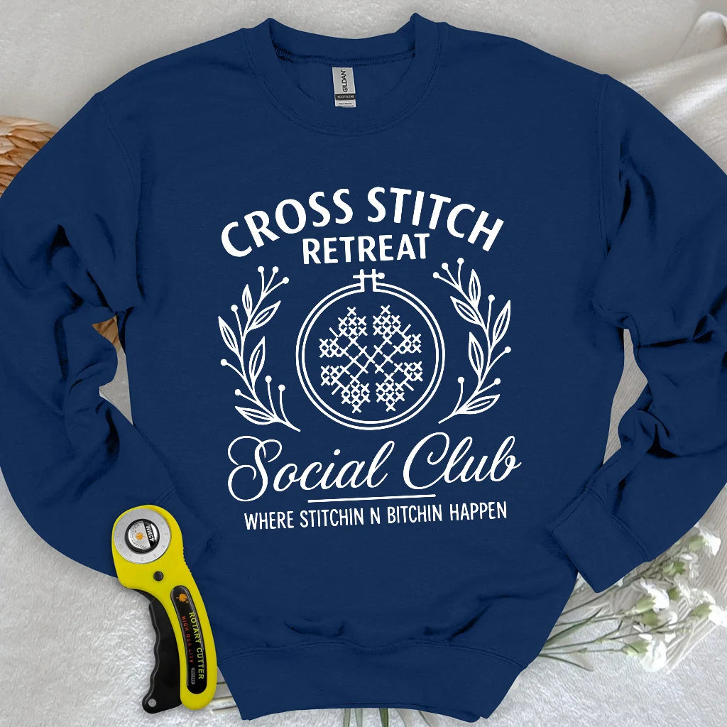 Cross Stitch Retreat Sweatshirt