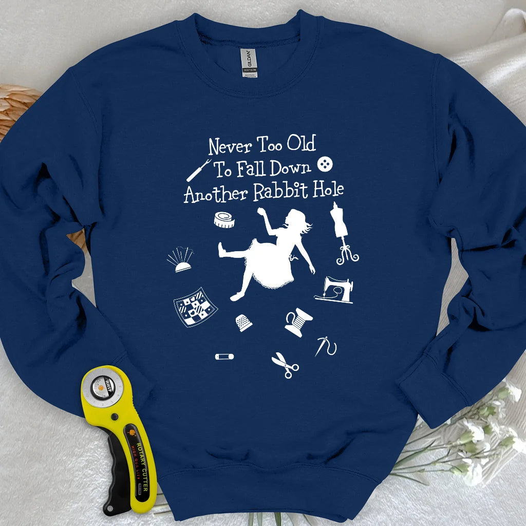 Sweat-shirt "Down The Rabbit Hole"