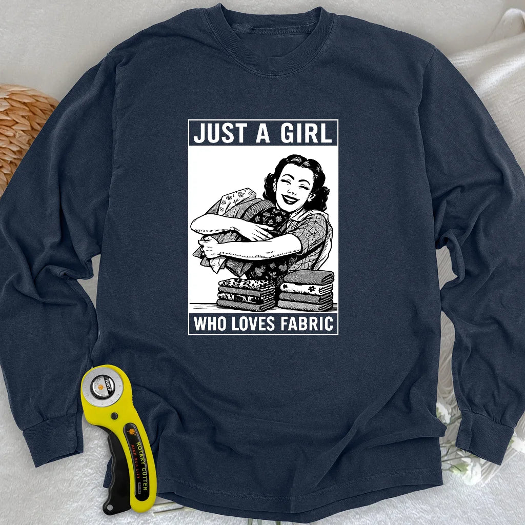 T-shirt à manches longues en tissu pour fille