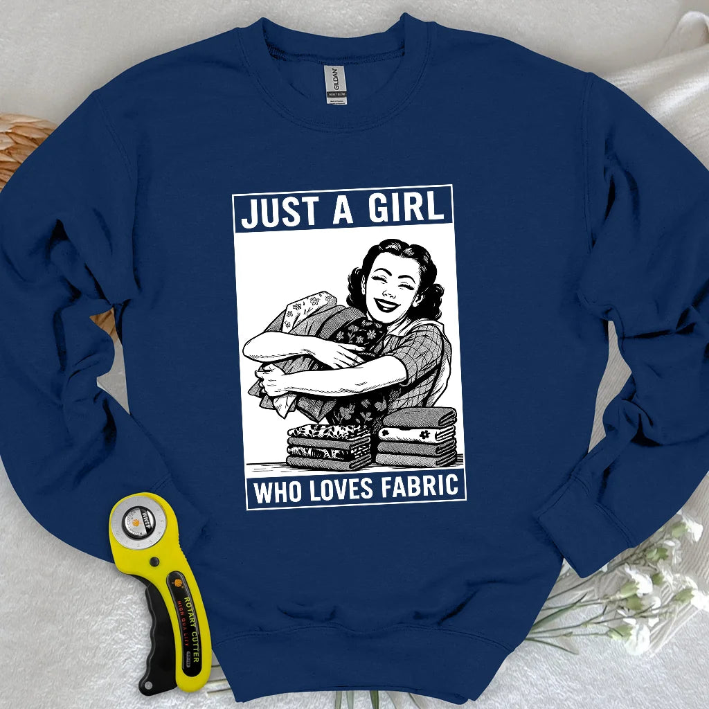 Sweat-shirt fille en tissu