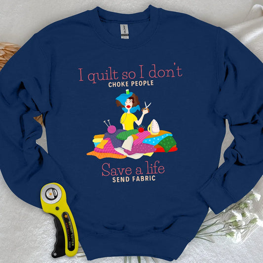 Stoff rettet Leben Sweatshirt