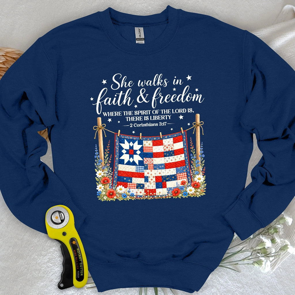 Faithfully Pieced Sweatshirt