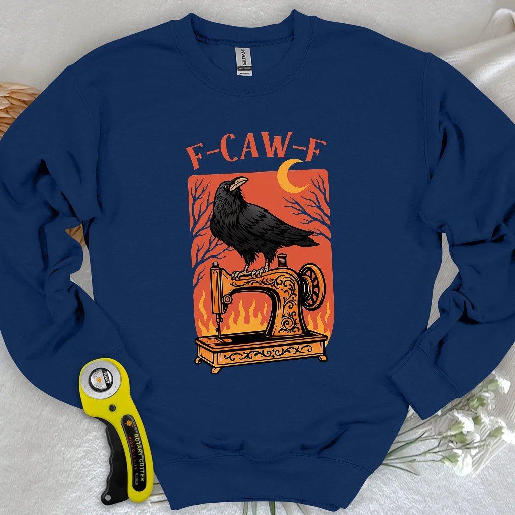 Feuriges Stich-Sweatshirt
