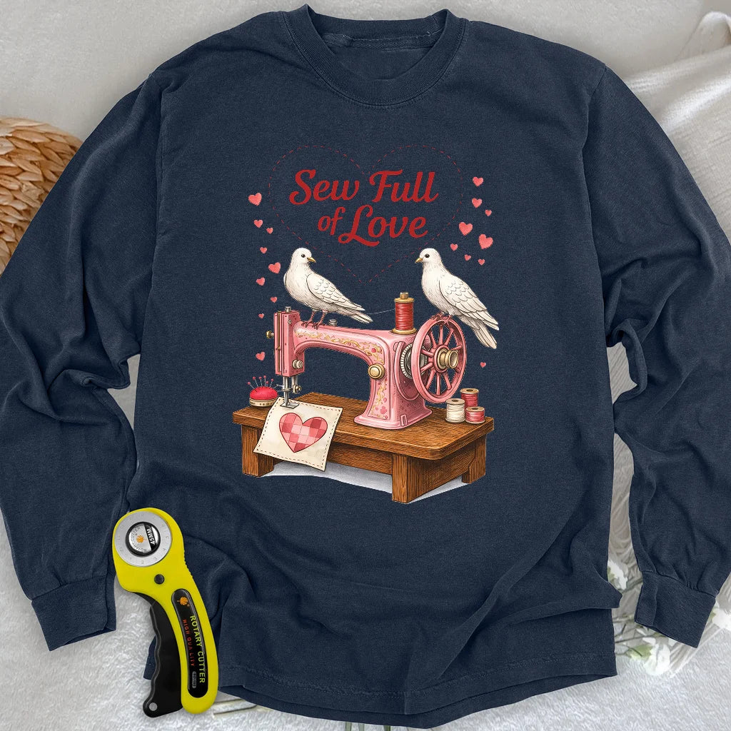 Full of Love Langarm-T-Shirt