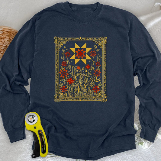 Langarm-T-Shirt Sternengarten