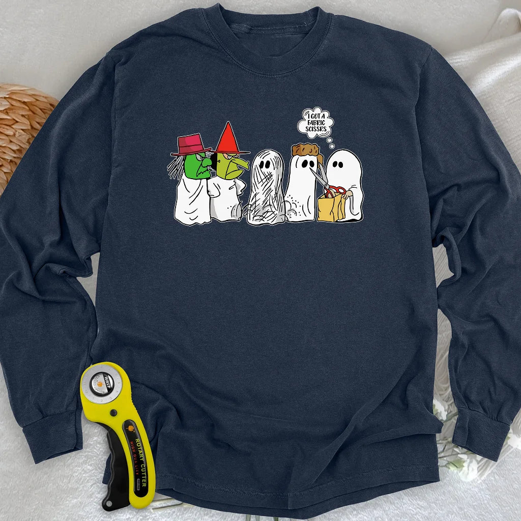 J'ai un T-shirt à manches longues Fabric Scissor