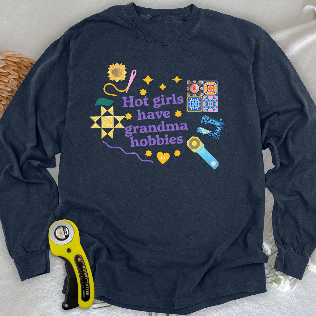 Grandma Hobbies Long Sleeve T-shirt