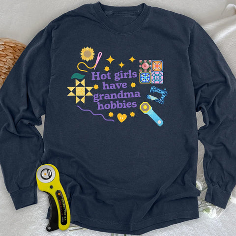 Grandma Hobbies Long Sleeve T-shirt