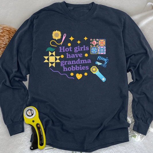 Oma-Hobbys Langarm-T-Shirt