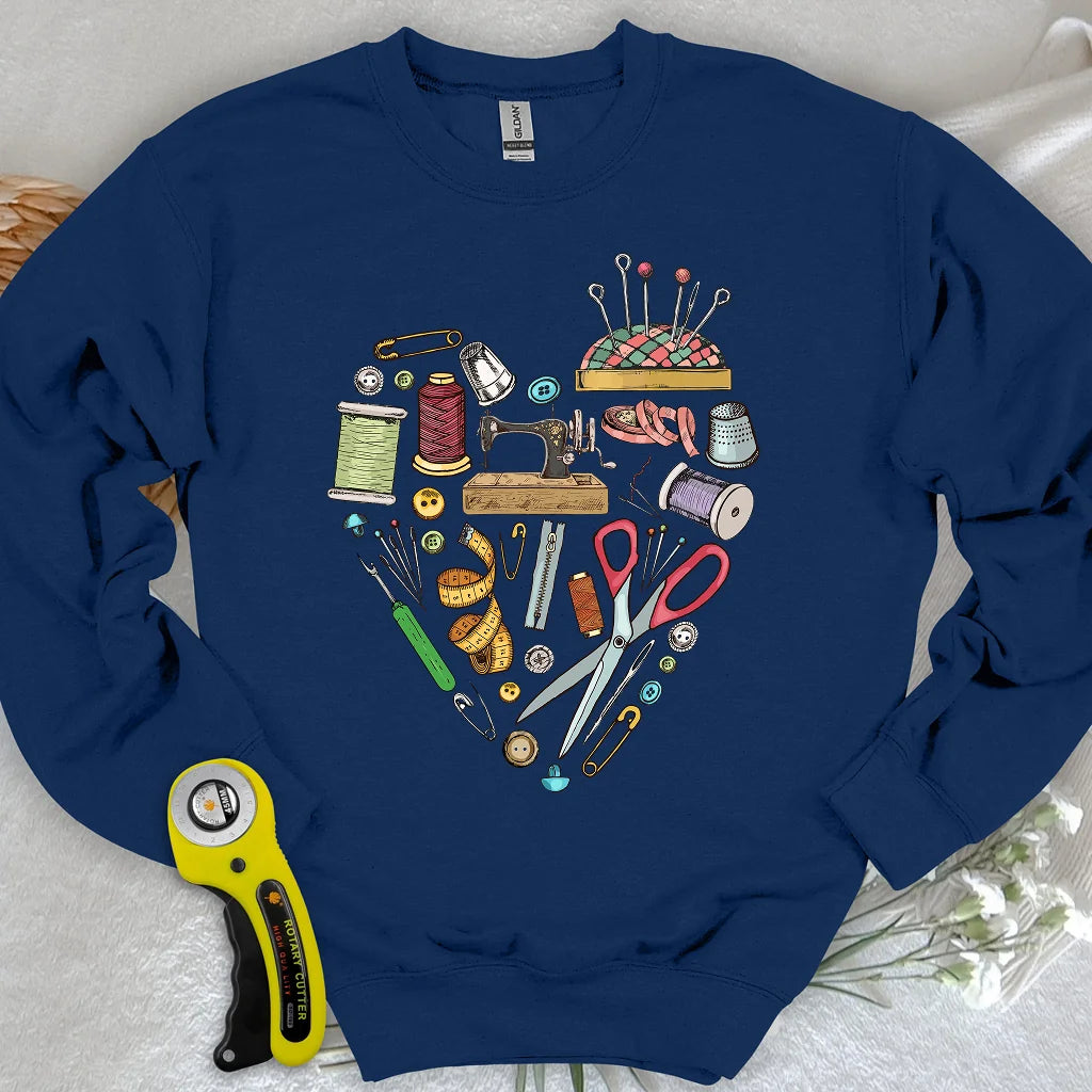 Sweat-shirt coupable en son cœur