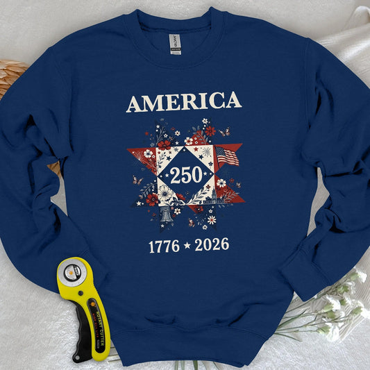 Liberty In Bloom Quilt Sweatshirt