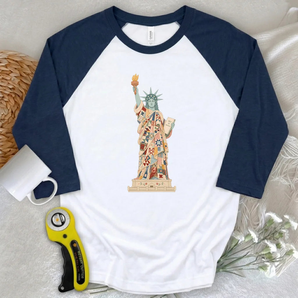 Liberty Wrapped in Love 3/4 Sleeve T-shirt