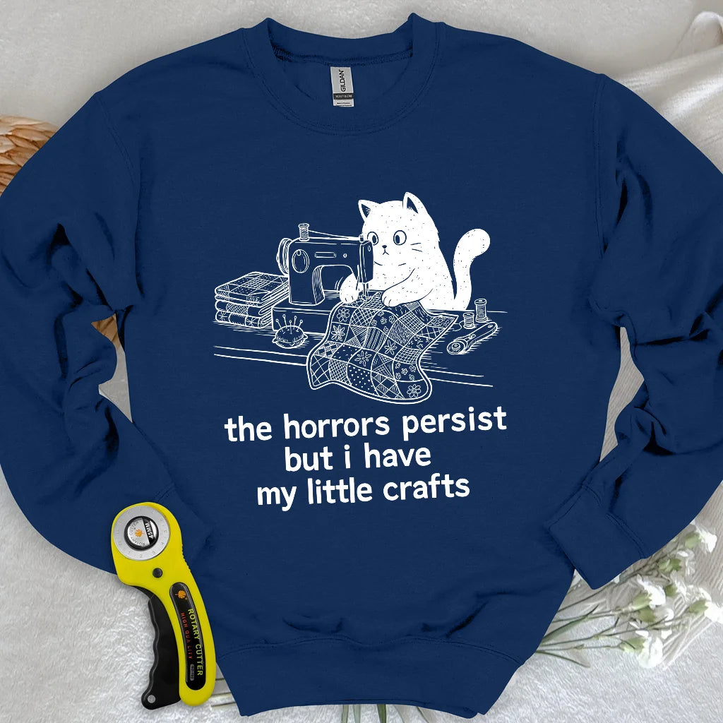 Sweat-shirt "Little Crafts vs. The World"