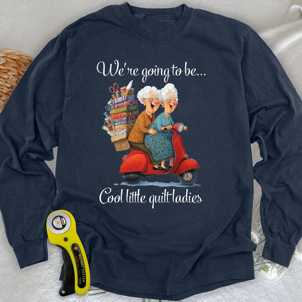 T-shirt manches longues Little Quilt Ladies