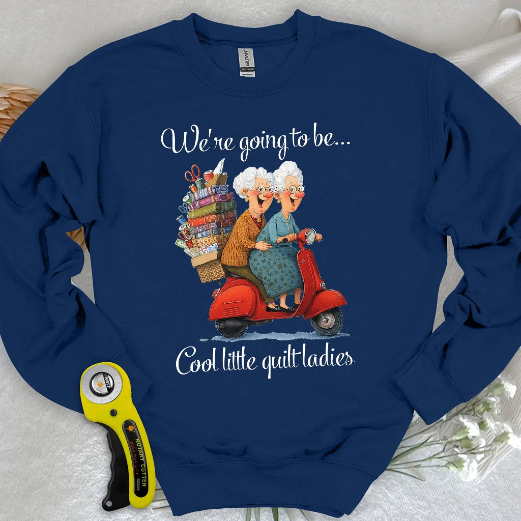 Little Quilt Ladies Sweatshirt