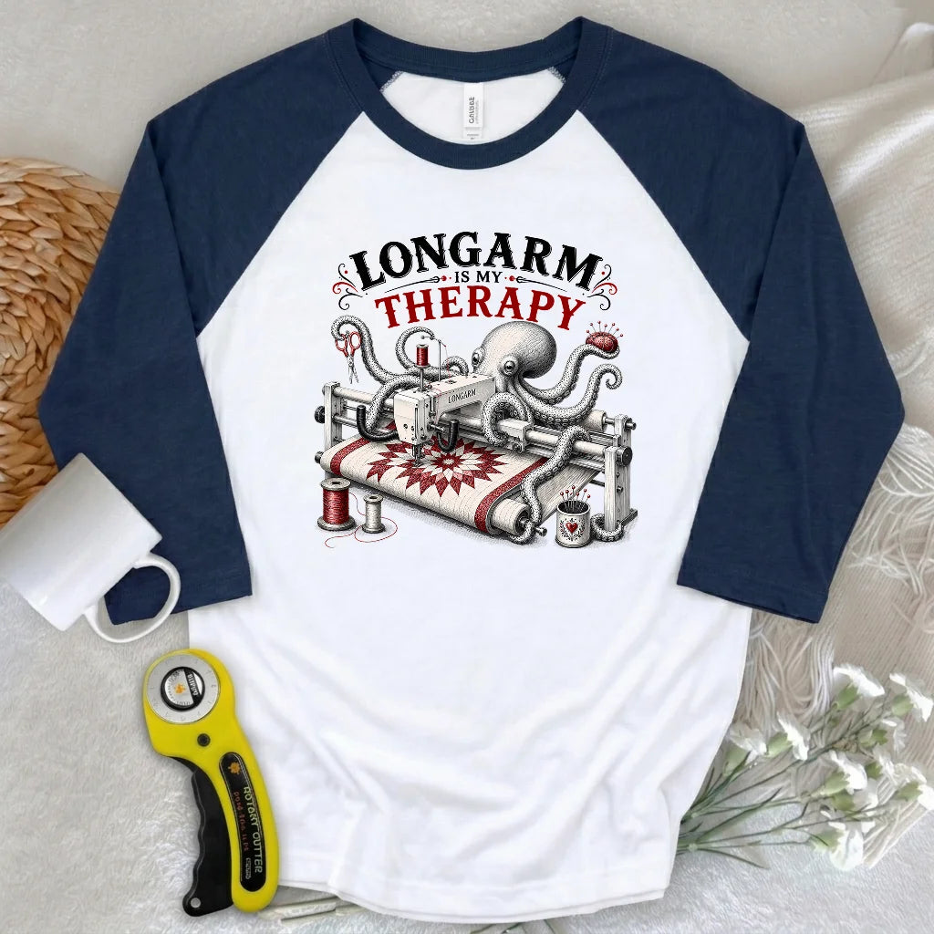 Longarm Therapy Club 3/4 Sleeve T-shirt