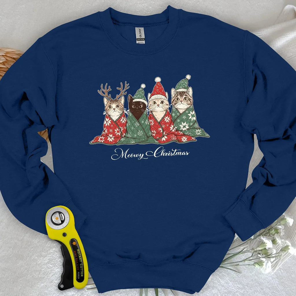 Sweat-shirt "Joyeux Noël Félint"