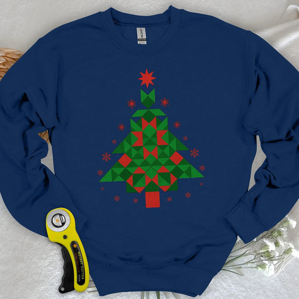 Sweat-shirt Joyeux Noël de courtepointe