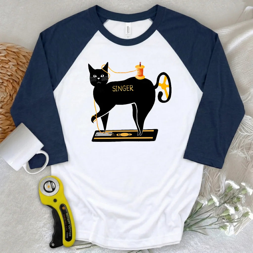 Mewing machine 3/4 Sleeve T-shirt