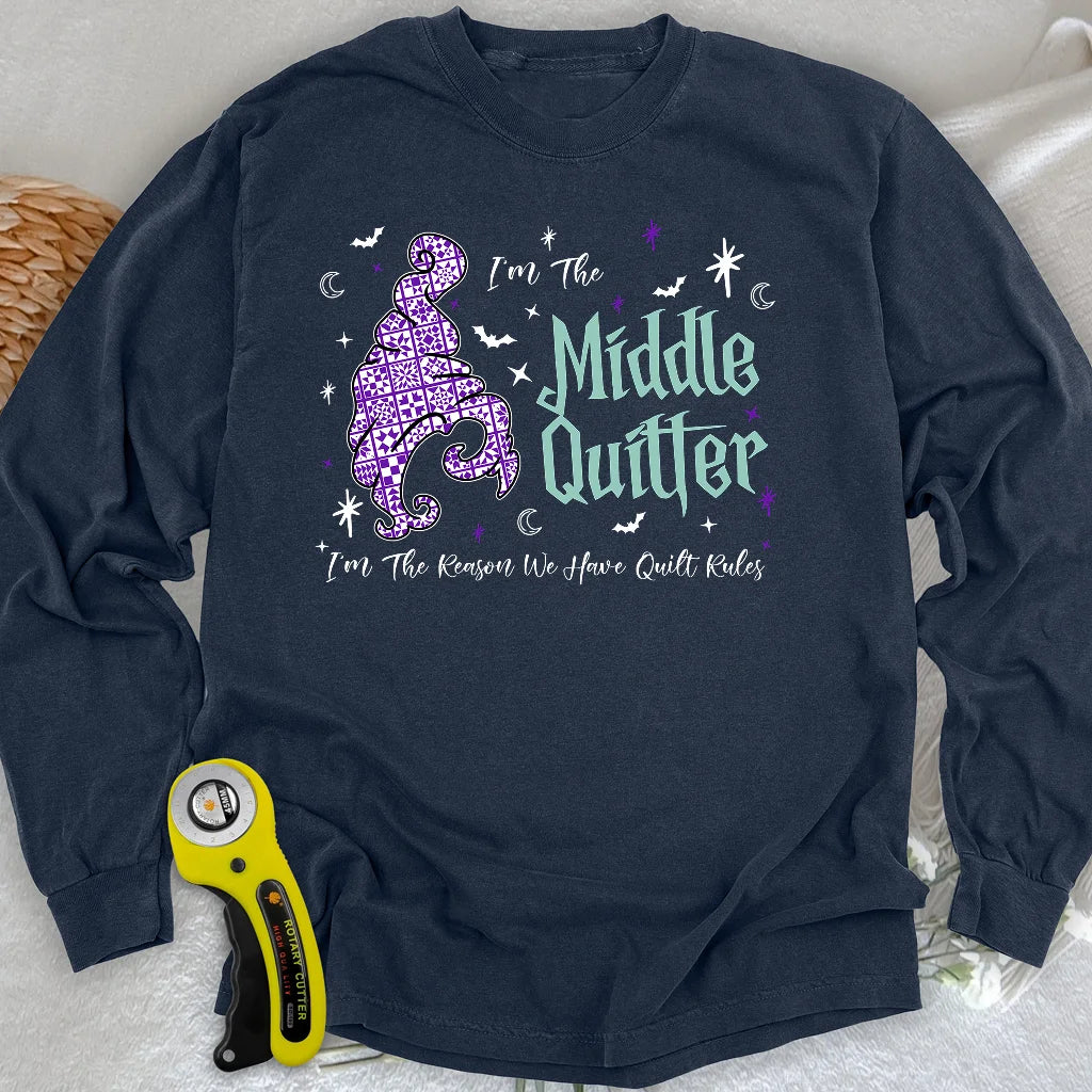 Middle Quilter Long Sleeve T-shirt