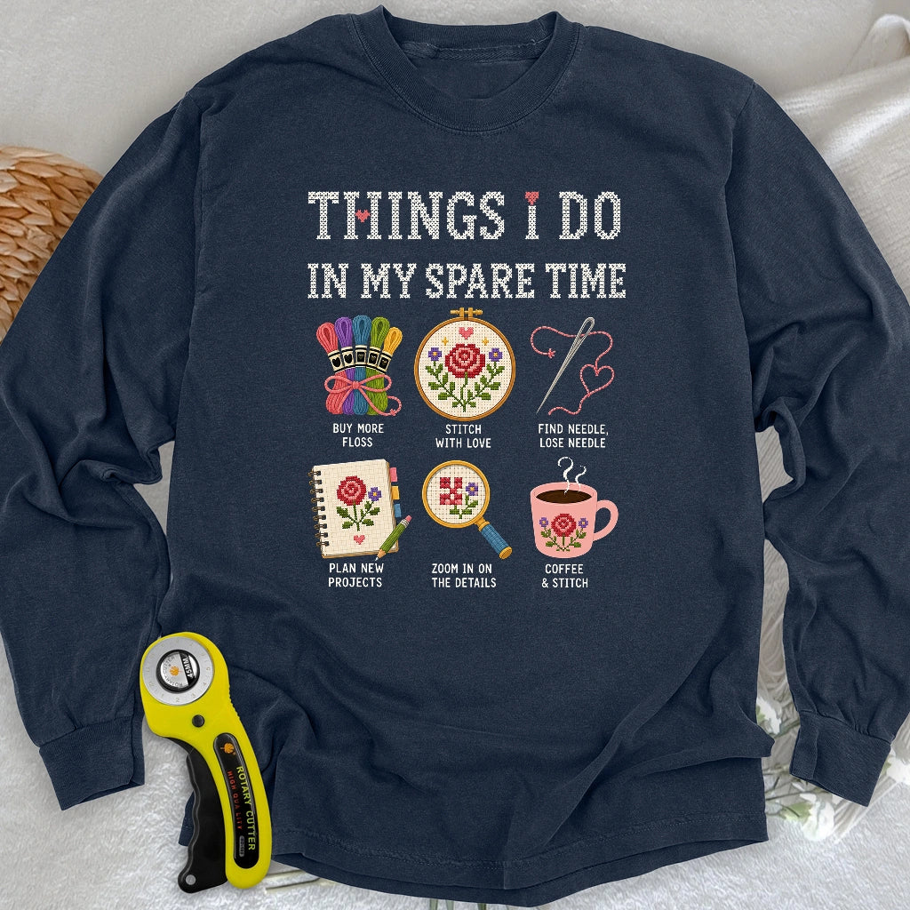 Needlework Hobbyist Long Sleeve T-shirt