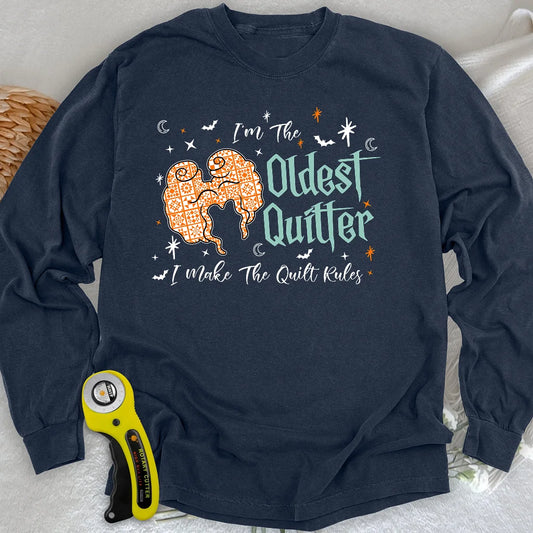Ältestes Quilter Langarm-T-Shirt