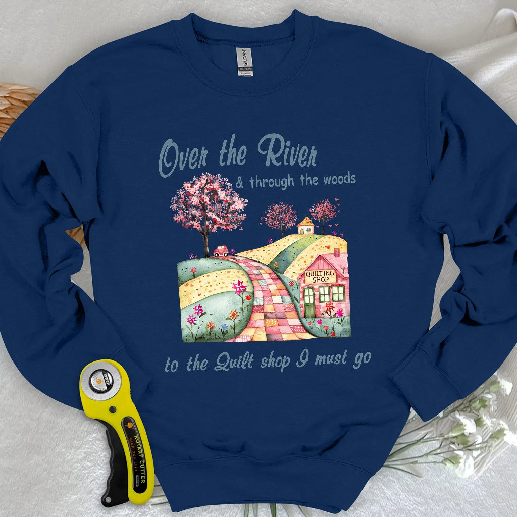 Sweat-shirt Over the River