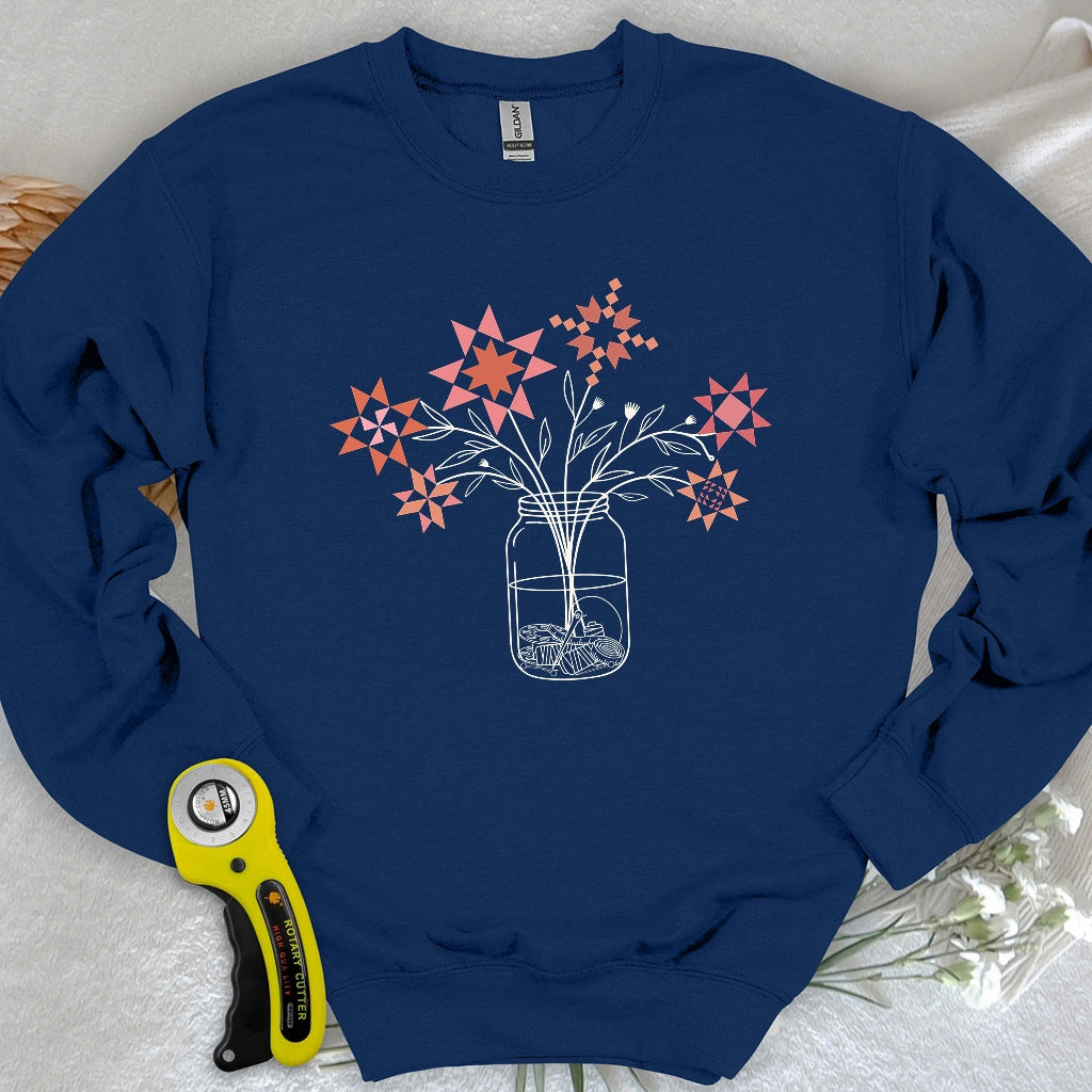 Patchwork Posy Jar Sweatshirt