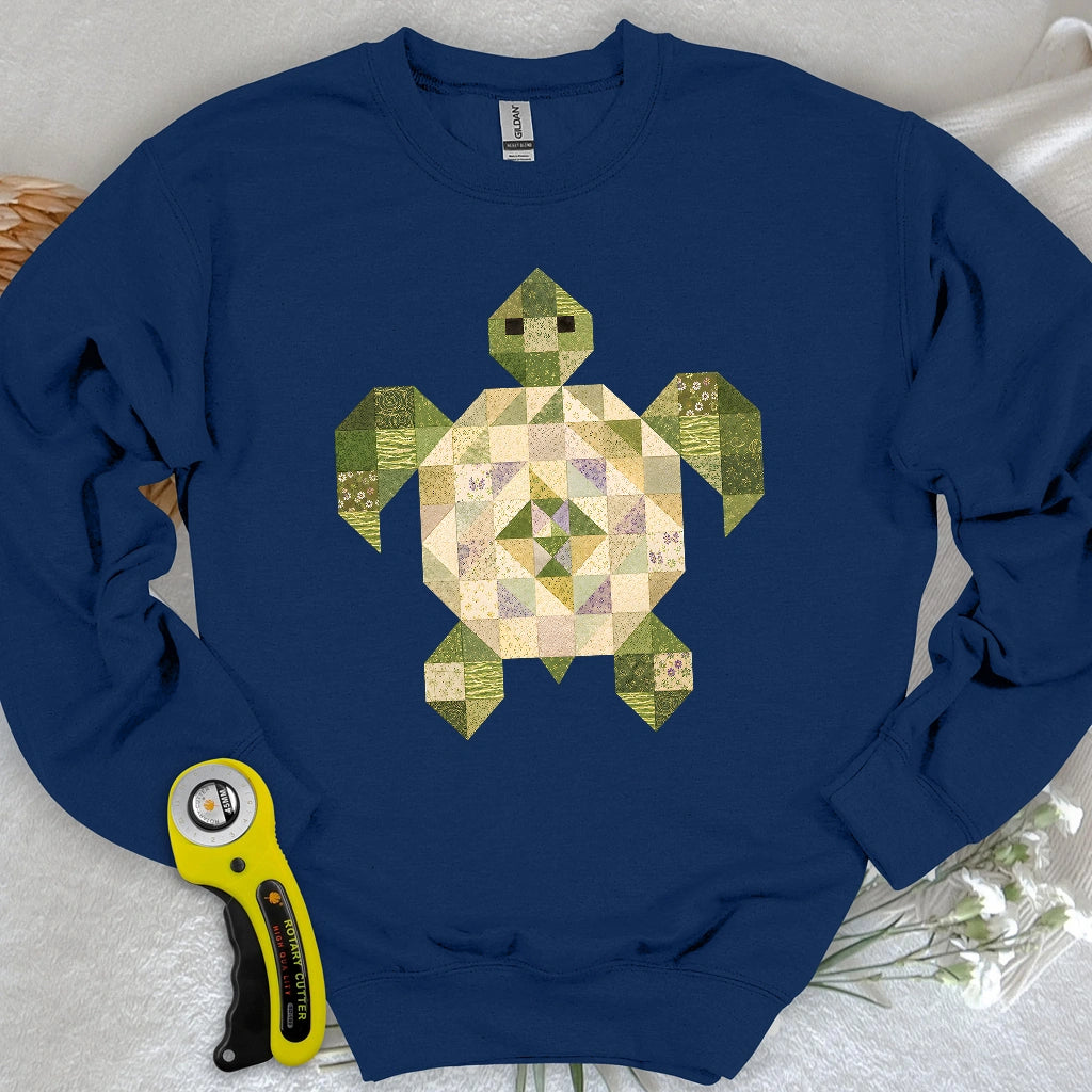 Patchwork Turtle Sweatshirt