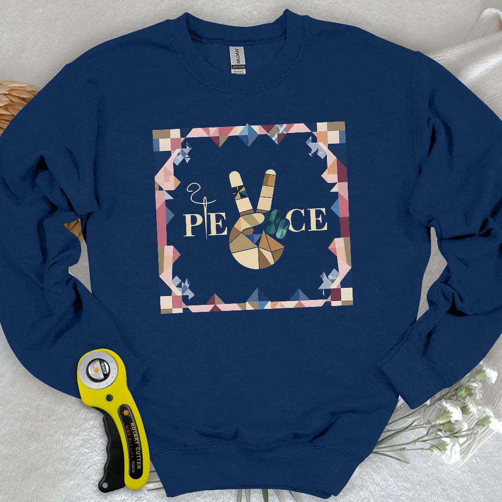 Sweat-shirt Piece & Peace