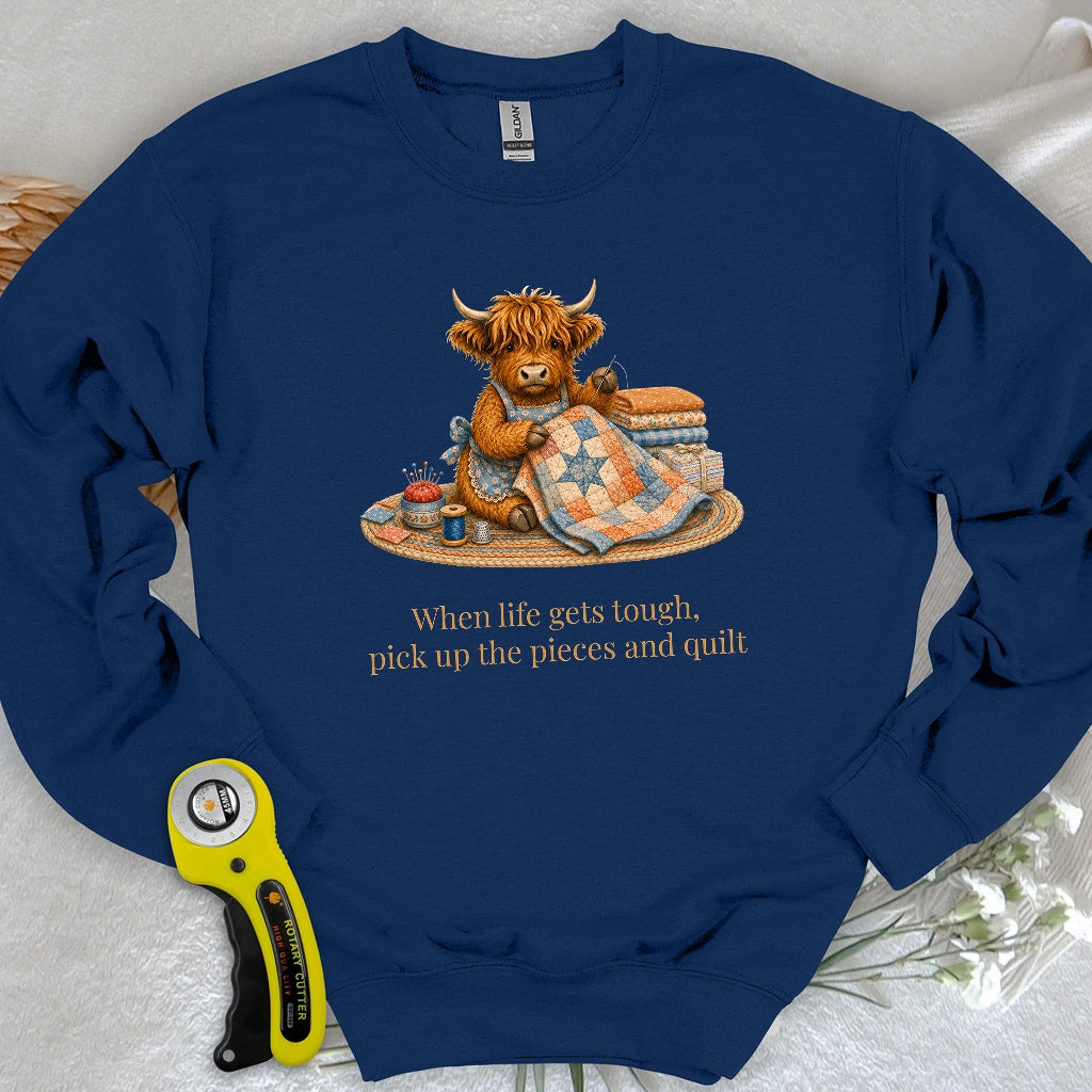 Pieces and Quilt Sweatshirt