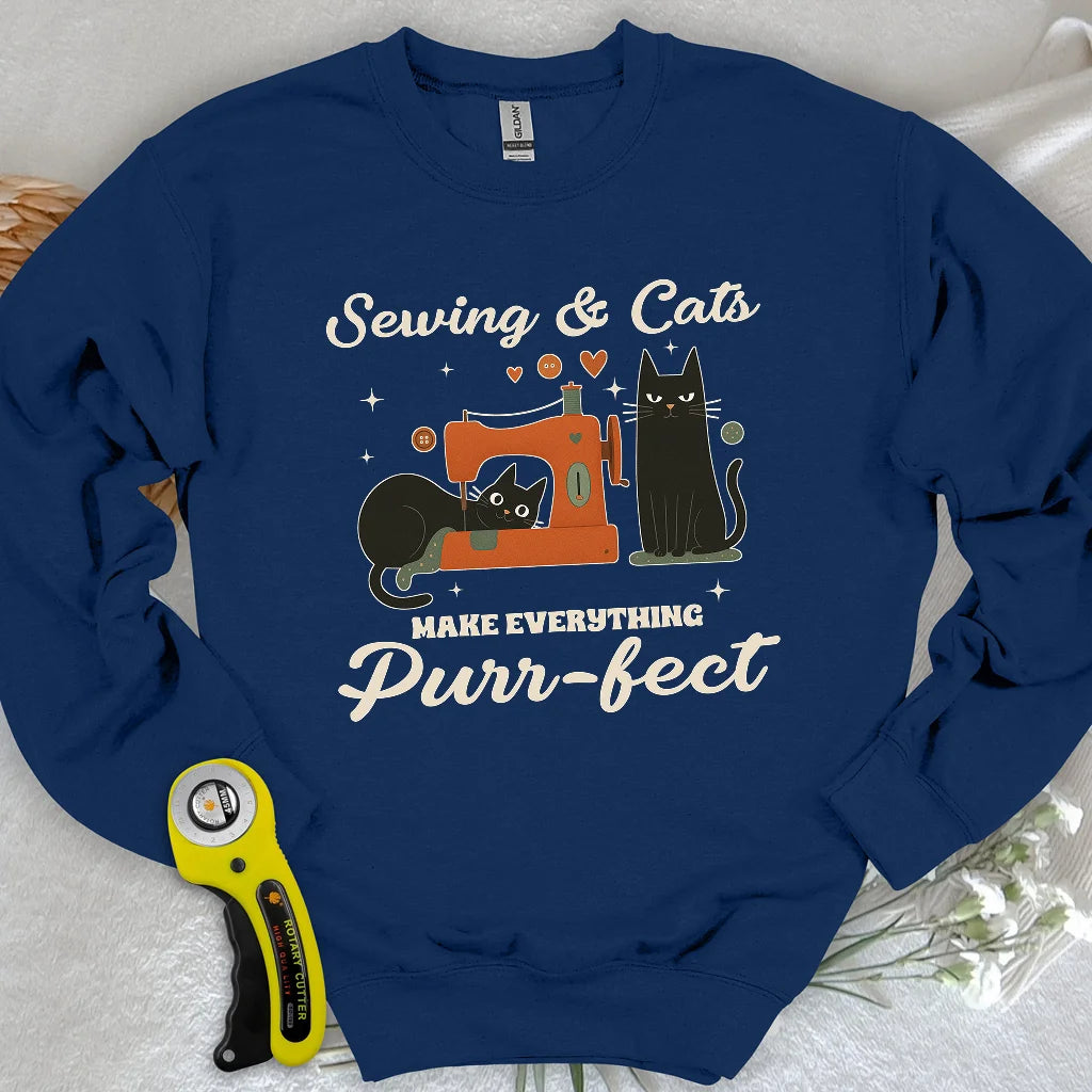 Purr-fect Sewing Sweatshirt